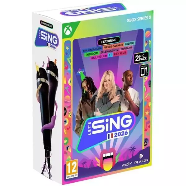 Let's sing 2026 + 2 Micros - Jeu Xbox Series X