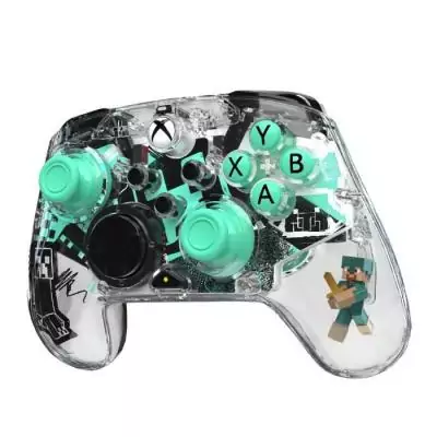 Manette de jeu - Xbox Series X|S, Xbox One et PC - Minecraft : Diamond - Sans fil - PDP - Transparent Manette de jeu - Xbox Series X|S, Xbox One et PC - Minecraft : Diamond - Sans fil - PDP - Transparent
