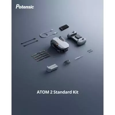 Drone - POTENSIC - ATOM 2 - Kit Standard - Caméra HD/4K - GPS intégré - Autonomie de 31 minutes - Portée de 10 km Drone - POTENSIC - ATOM 2 - Kit Standard - Caméra HD/4K - GPS intégré - Autonomie de 31 minutes - Portée de 10 km