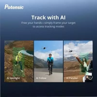 Drone - POTENSIC - ATOM 2 - Fly More Combo - Caméra HD/4K - GPS intégré - Autonomie de 15-25 minutes - Portée de 300 metres Drone - POTENSIC - ATOM 2 - Fly More Combo - Caméra HD/4K - GPS intégré - Autonomie de 15-25 minutes - Portée de 300 metres