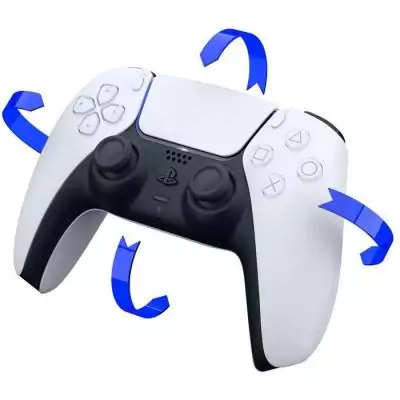 Manette sans fil DualSense Blanche pour PS5 et PC - Gaming sans limites