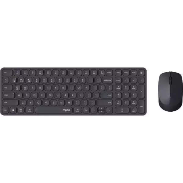 Ensemble Clavier-Souris - RAPOO - 9310M - Sans-fil - Multimode - Ultra-Slim - Noir
