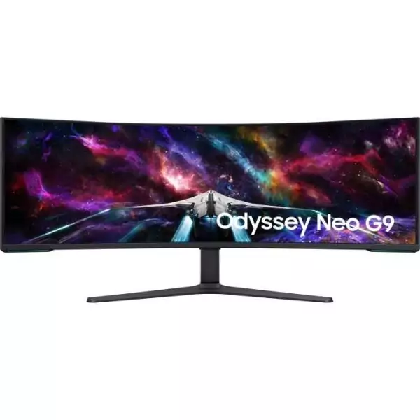 Ecran PC Gamer Incurvé - SAMSUNG - 57 - DUHD - 240Hz - Dalle VA mini LED - 1ms - Ajustable en hauteur - Odyssey Neo G9 G95NC