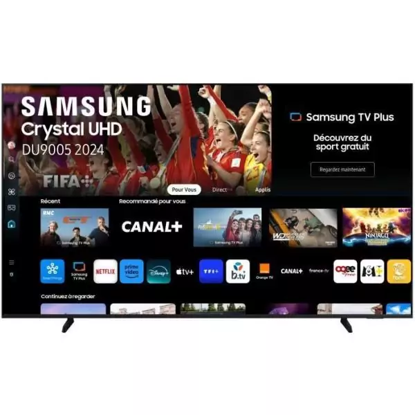 Samsung TU98DU9005 - TV LED 98 (249 cm) - 4K UHD 3840x2160 - 100 Hz - HDR - Smart TV - Gaming Hub - 3xHDMI - WiFi