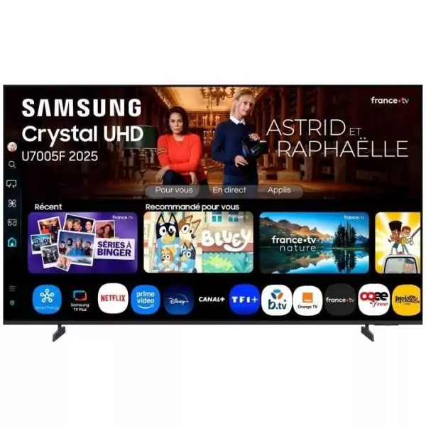 Samsung TU50U7005F - TV LED 50 (125 cm) - 4K UHD 3840x2160 - HDR10+ - Smart TV - Gaming Hub - 3xHDMI - WiFi