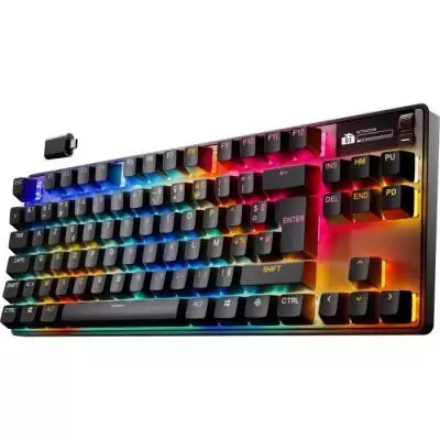 Clavier gamer mécanique sans fil SteelSeries Apex Pro TKL Gen 3 - Performances ultimes