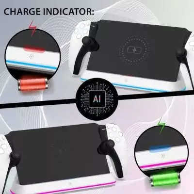 Station de recharge - SUBSONIC - Chargeur PS Portal a LED - Support avec LED RVB - Accessoire PS Portal Station de recharge - SUBSONIC - Chargeur PS Portal a LED - Support avec LED RVB - Accessoire PS Portal