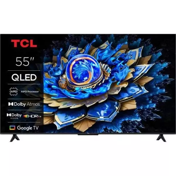 TCL 55T69C - TV QLED 55 (140 cm) - 4K UHD 3840x2160 - HDR10+ - Android TV - 3xHDMI 2.1 - WiFi