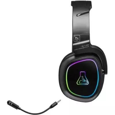 Casque Gamer Sans Fil G-Lab KORP PROMENTHIUM RGB PC PS4 Xbox One - Noir