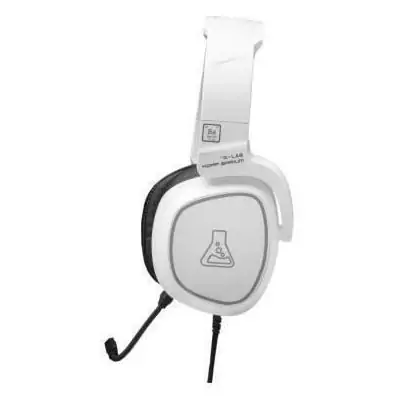 Casque Gamer filaire THE G-LAB KORP BARIUM Blanc - Son immersif