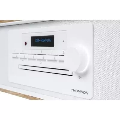Écoutez vos morceaux préférés avec la Micro-chaîne Bluetooth THOMSON 75W - CD/MP3/USB/Radio FM/DAB+ - Télécommande incluse
