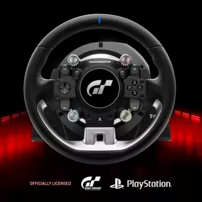 Thrill du pilotage: Volant Thrustmaster T-GT II PlayStation 5 - Pédalier 3 pédales