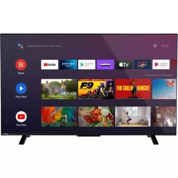 TOSHIBA 55UA2363DG - TV LED 55'' (140 cm) - 4K UHD 3840x2160 - Dolby Vision - TV connecté Android - 3xHDMI - WiFi