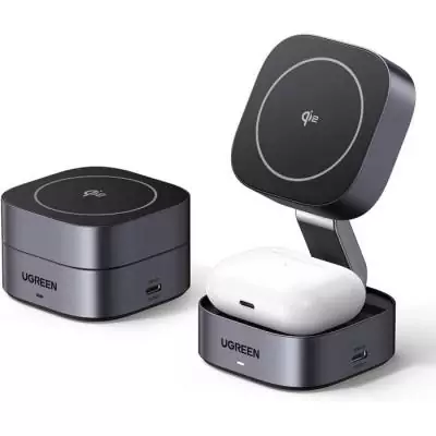 Station de charge 2 en 1 UGREEN pour MagSafe - Recharge rapide 15W