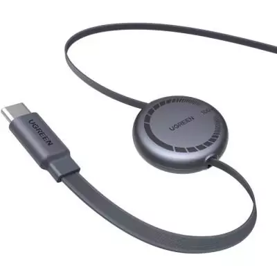 Câble USB-C rétractable UGREEN - 100W - 1m - Noir