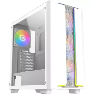 Boîtier PC XIGMATEK Gaming Y Pro Arctic Blanc - E-ATX Moyen Tour - Illumination A-RGB 4 x 120mm