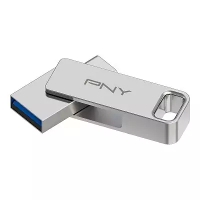 Clé USB PNY PFDI64GDULINKTYCG Argenté Acier 64 GB Clé USB PNY PFDI64GDULINKTYCG Argenté Acier 64 GB