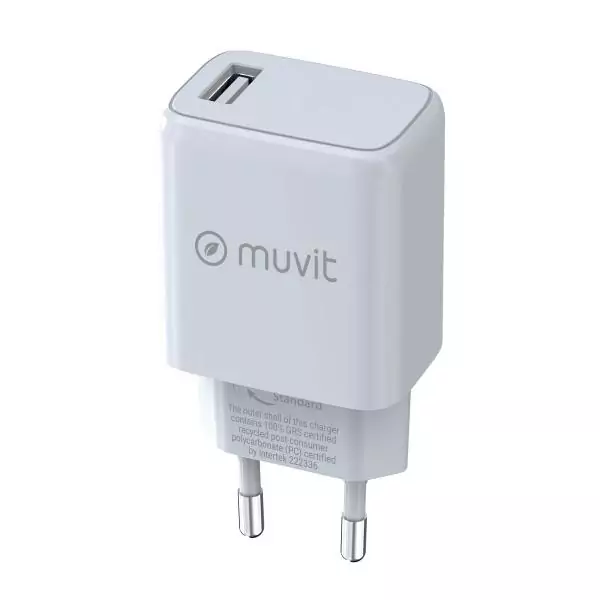Chargeur mural Muvit MCACC0002 Blanc 12 W