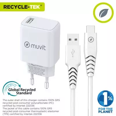 Chargeur mural Muvit Blanc 12 W