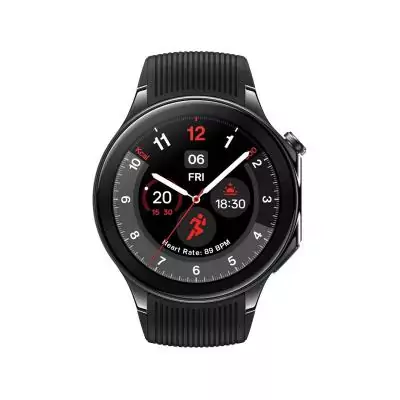 Montre intelligente OnePlus Watch 2 Noir Acier - Suivi de poids batterie 0.5 - Design élégant