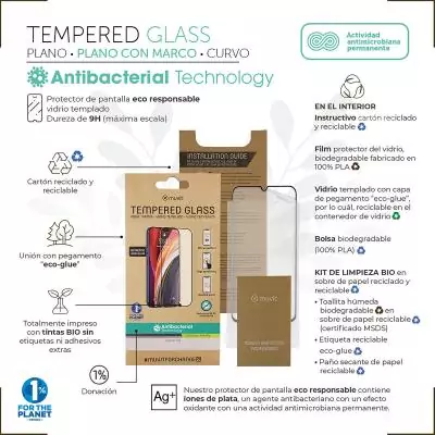 Protégez efficacement votre téléphone avec le Film Protecteur Muvit for Change - Détails uniques et résistance maximale