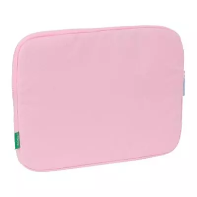 Housse d'ordinateur portable Benetton Pink Rose 15,6'' 39,5 x 27,5 x 3,5 cm - Style et protection pour votre ordinateur