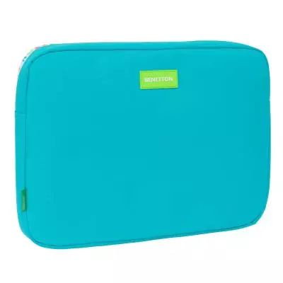 Housse d'ordi portable Benetton Summer Bleu 15,6'' 39,5 x 27,5 x 3,5 cm - Élégance estivale pour votre laptop