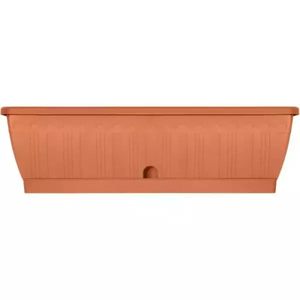 Jardiniere - GARDEN ID Terraflor - Terra 60 cm - Solidité - Réserve d'eau - Recyclé & 100% recyclable - Volume pour plantes.