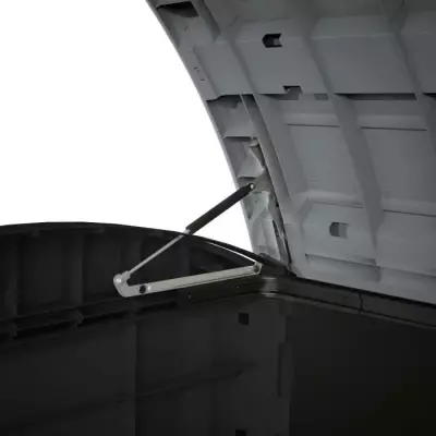 KETER - Coffre de rangement extérieur en résine 2000 litres Noir et KETER - Coffre de rangement extérieur en résine 2000 litres Noir et
