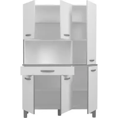 OSLO Buffet de 120 cm - 1 Tiroir et 6 Portes - L 120 x P 40 x H 185 cm OSLO Buffet de 120 cm - 1 Tiroir et 6 Portes - L 120 x P 40 x H 185 cm