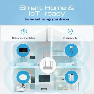 Keenetic Explorer 4G Modem-routeur 4G Wi-Fi 5 maillé AC1200 avec commutateur intelligent 4 ports Keenetic Explorer 4G Modem-routeur 4G Wi-Fi 5 maillé AC1200 avec commutateur intelligent 4 ports