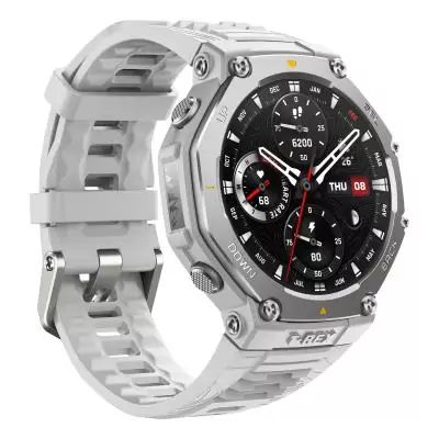 Amazfit T-Rex 3 3,81 cm (1.5") AMOLED Numérique 480 x 480 pixels Écran tactile Acier inoxydable GPS (satellite)