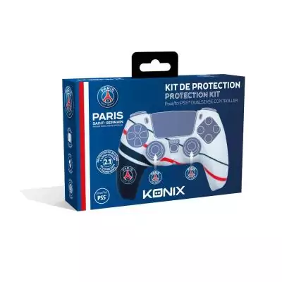 Konix Kit de protection en silicone pour manette PS5 – Paris Saint-Germain