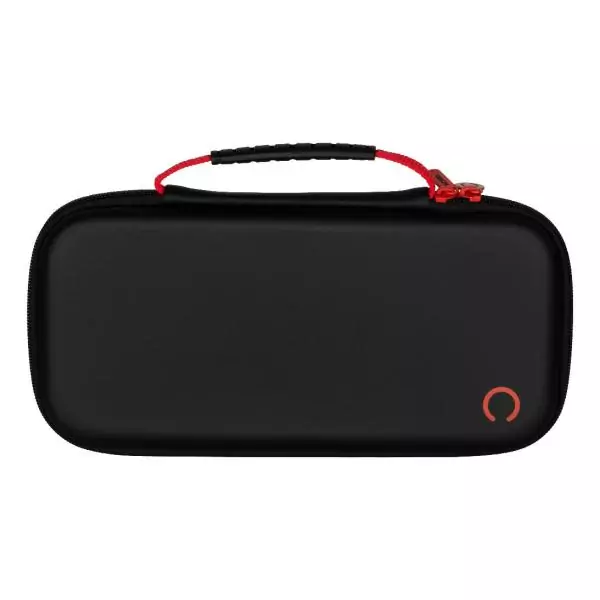 Housse de protection et transport - KONIX - Console Nintendo Switch 2 - Filet rangement accessoires - 8 compartiments jeux - Noi