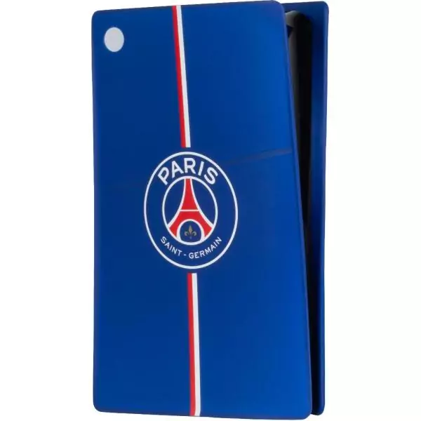 Façade de protection - KONIX - PSG - PS5 Slim - Silicone - Antichoc - Anti-rayures - Bleu