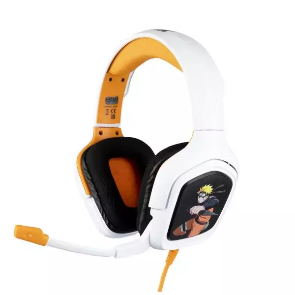 Casque gaming - Filaire - PS4, PS5, Switch, Xbox One et Series X|S - Konix - Naruto Shippuden - Microphone - Câble 1,5 m - Naru