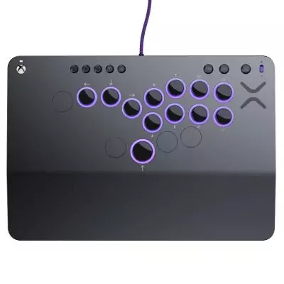 PDP Victrix Pro KO Leverless Fight Stick Gris USB Fightstick PC, Xbox Series S, Xbox Series X