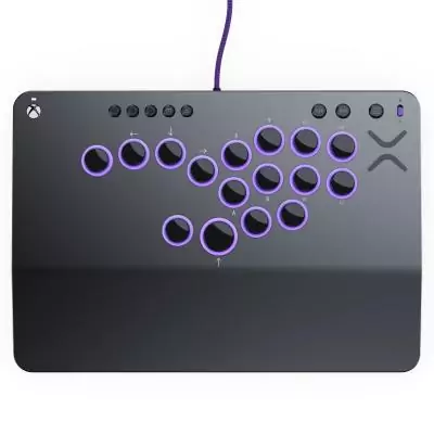 PDP Victrix Pro KO Leverless Fight Stick Gris USB Fightstick PC, Xbox Series S, Xbox Series X