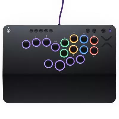 PDP Victrix Pro KO Leverless Fight Stick Gris USB Fightstick PC, Xbox Series S, Xbox Series X