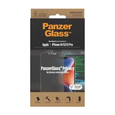 PanzerGlass ® Privacy Screen Protector iPhone 14 | 13 | 13 Pro | Ultra-Wide Fit Protection d'écran transparent Apple 1 pièce(s)