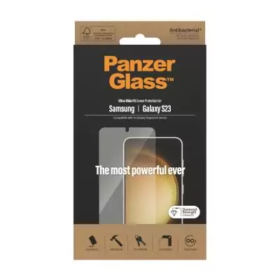 PanzerGlass ® Screen Protector Samsung Galaxy S23 | Ultra-Wide Fit Protection d'écran transparent 1 pièce(s)