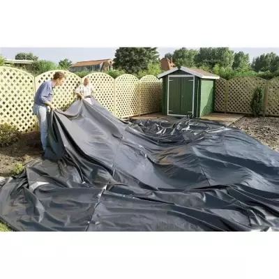 Ubbink Bâche d'étang PVC 6x7 m Noir 401398 Ubbink Bâche d'étang PVC 6x7 m Noir 401398