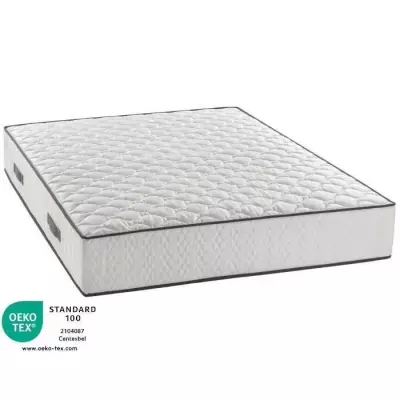 Ensemble matelas + sommier 140 x 190 cm - 580 Ressorts ensachés - 7 z Ensemble matelas + sommier 140 x 190 cm - 580 Ressorts ensachés - 7 z