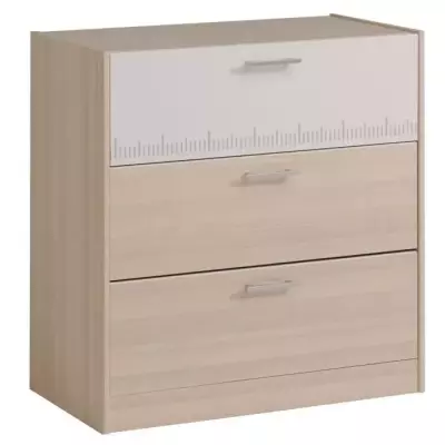 PARISOT Chambre enfant complete - Tete de lit + lit + commode + armoir PARISOT Chambre enfant complete - Tete de lit + lit + commode + armoir