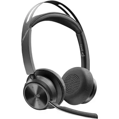 Micro-casque HP Poly Voyager Focus 2 USB-C-C noir - Certifié Microsoft Teams + adaptateur USB-C/A + base de chargement Micro-casque HP Poly Voyager Focus 2 USB-C-C noir - Certifié Microsoft Teams + adaptateur USB-C/A + base de chargement