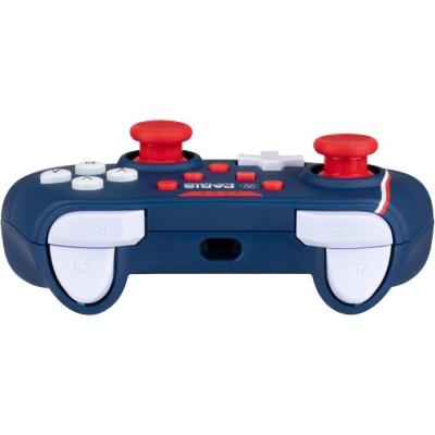 Manette de jeu - Nintendo Switch, Switch 2 et PC - PSG - Filaire - Bleu, blanc et rouge - Fonction vibration - Câble 3 m - Koni
