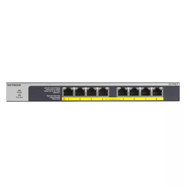 Switch Netgear GS108LP-100EUS RJ-45