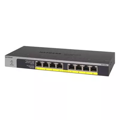 NETGEAR GS108LP Non-géré Gigabit Ethernet (10 100 1000) Connexion Ethernet, supportant l'alimentation via ce port (PoE) 1U