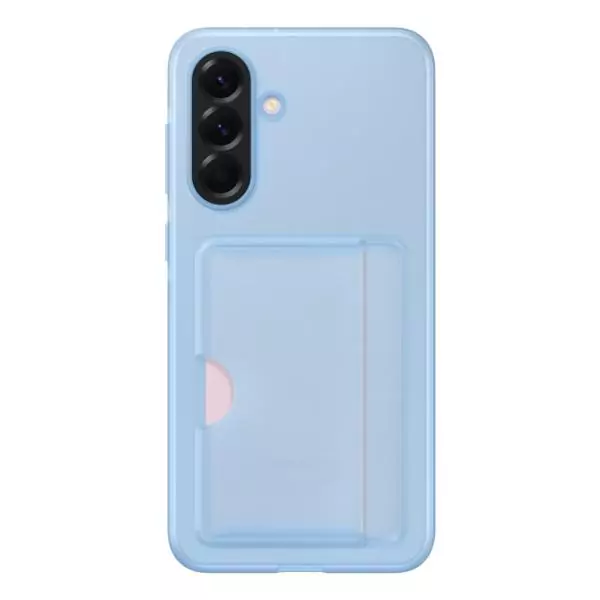 Coque et étui téléphone mobile Samsung arriere avec porte-carte Galaxy A56 5G Bleu
