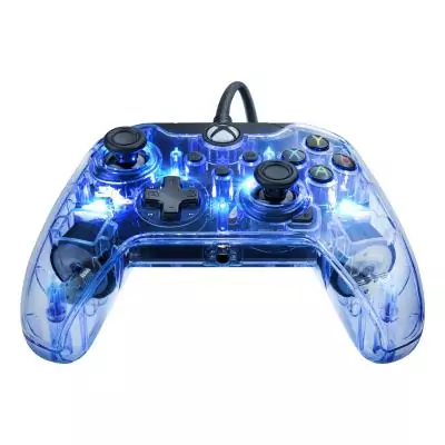 PDP Afterglow Noir, Bleu, Transparent USB Manette de jeu Analogique Numérique Xbox One, Xbox Series S, Xbox Series X